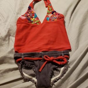 Aguaclara two piece toddler girl swim bikini suit